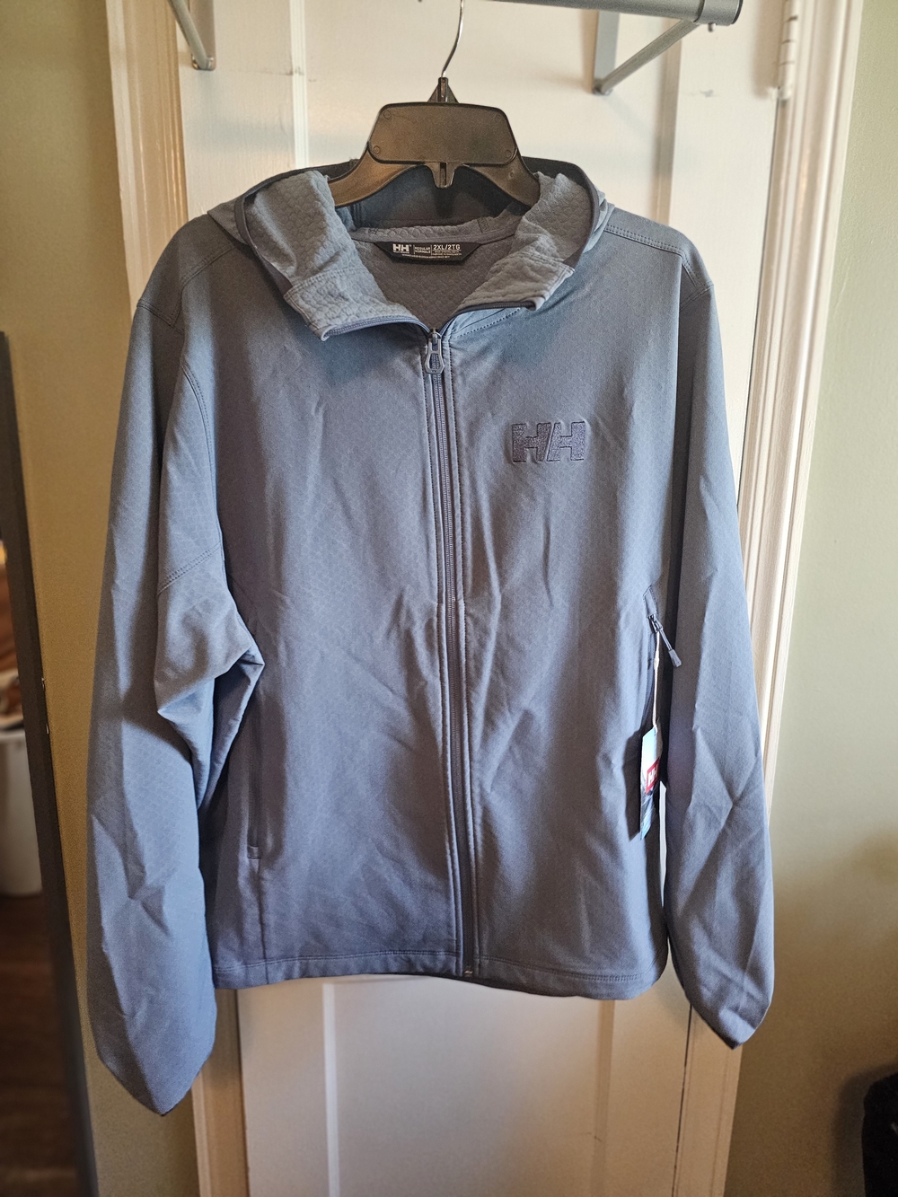 Helly Hansen Light Blue Hooded Zip Jacket